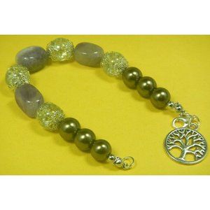 Amethyst  Gemstone-Energy Jewelry-Bracelet-Facilitate-pleasant  dreams  #468